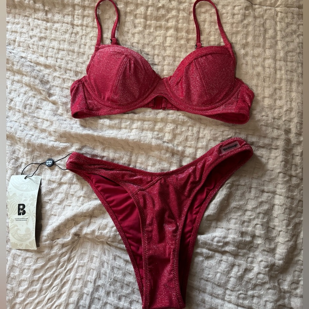 Blackbough Red Bikini Set